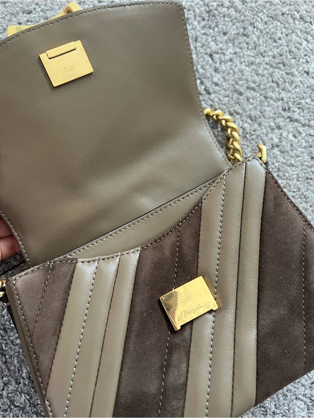 3.1 Phillip Lim ID Quilted Shoulder Bag with Chain NWT - Picture 14 of 15